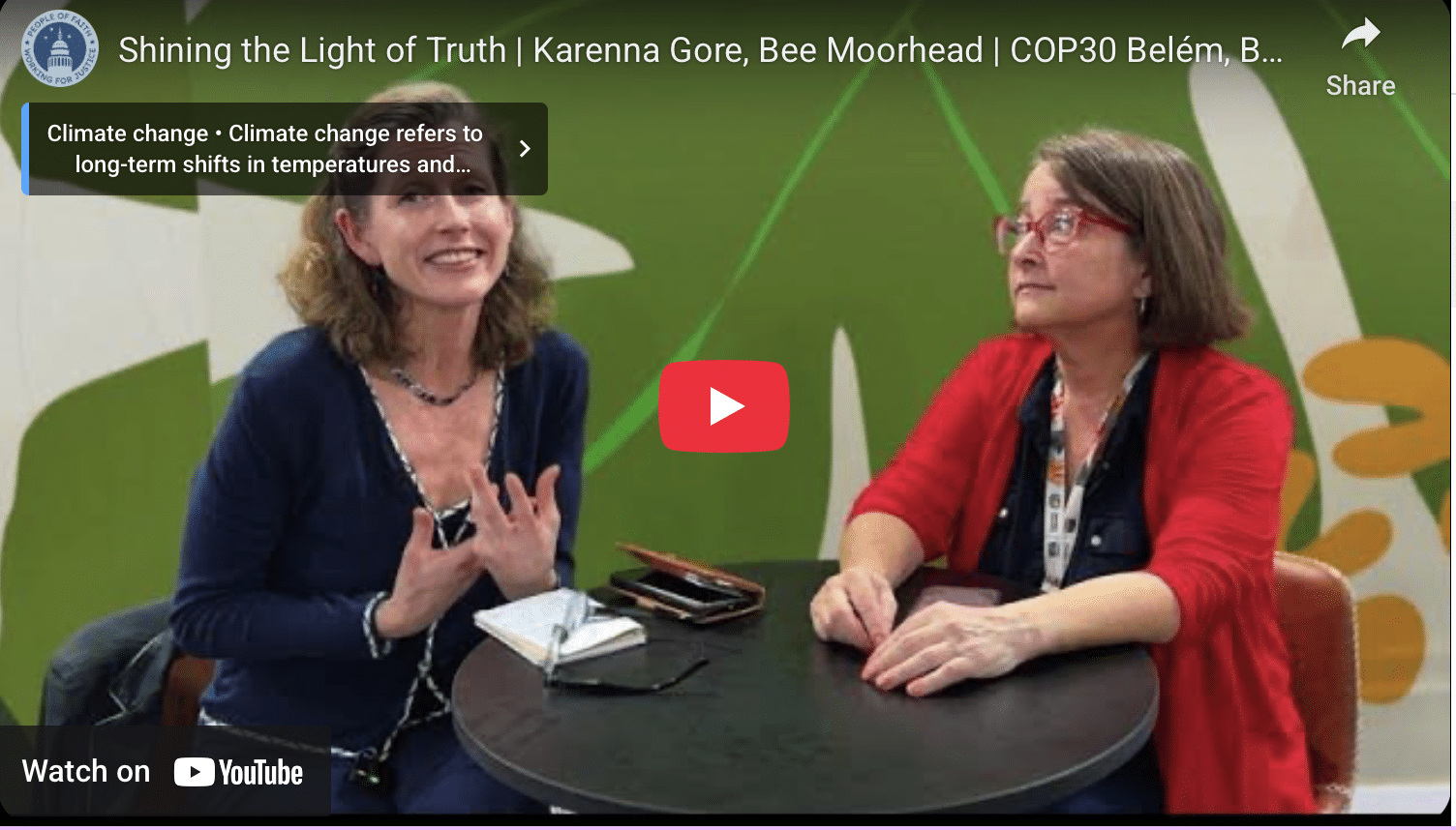 Shining the Light of Truth | Karenna Gore, Bee Moorhead | COP30 Belém, Brasil | Nov.13,  2025